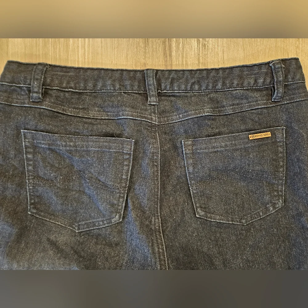 MICHAEL KORS Dark Wash 5-Pocket Cropped Straight Leg Jeans | SZ 4